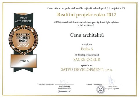 SACRE COEUR Residence - Real Estate Award 2012