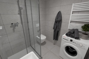 Vizualizace  koupelny 11 + kitchenette