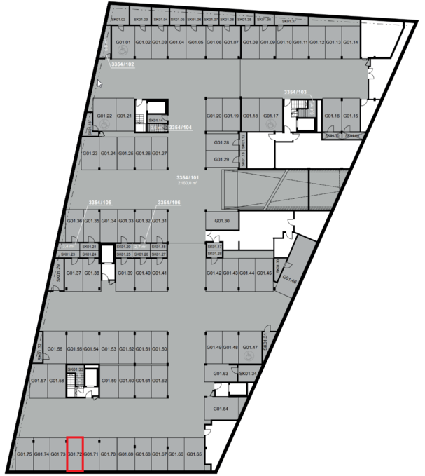 Garážové stání G01.72