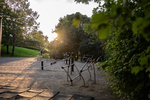 Rajská zahrada, workout hřiště Rajská zahrada, workout hřiště