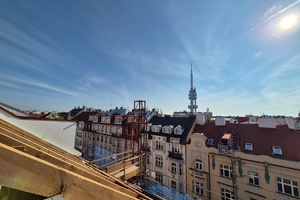 stavba 06 / 2025 - výhledy z bytu A7.3