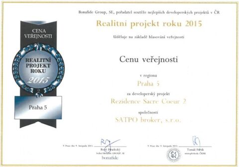 Czech Real Estate Award 2015