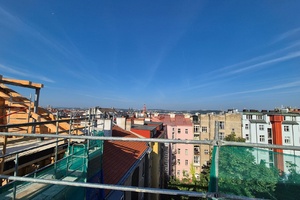 stavba 06 / 2025 - výhledy z bytu A7.6