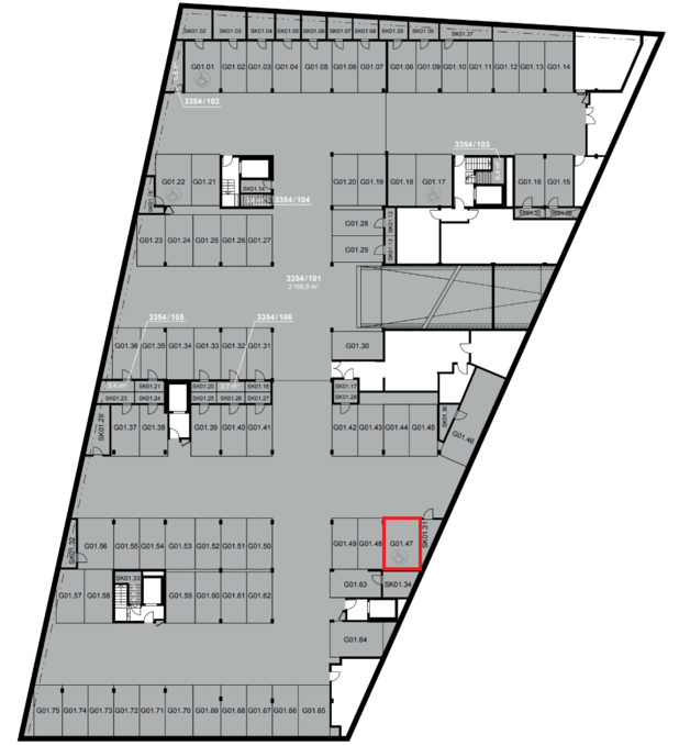 Garážové stání G01.47