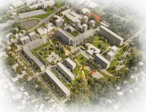 Skupina SATPO a WOOD & Company představují dlouhodobý projekt revitalizace a rozvoje městské čtvrti Písnice