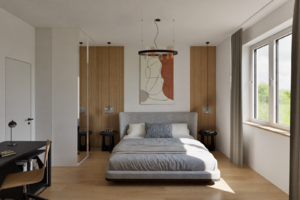 vizualizace ložnice