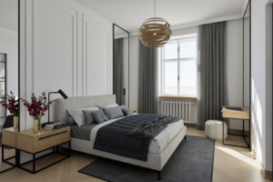 vizualizace ložnice