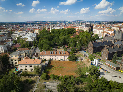 Pronájem exkluzivního pozemku v centru Prahy