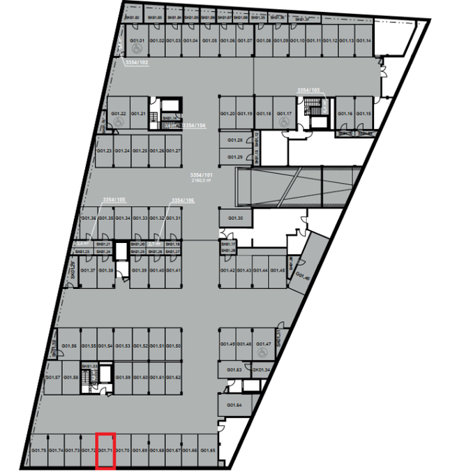 Garážové stání G01.71