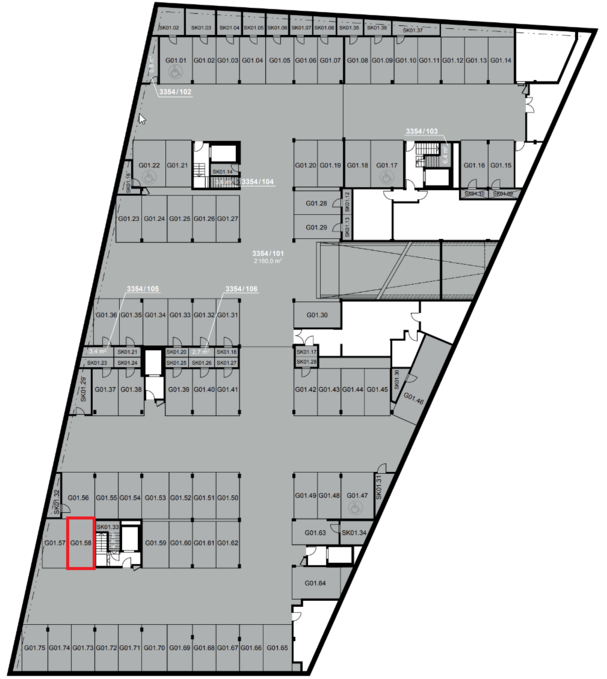 Garážové stání G01.58